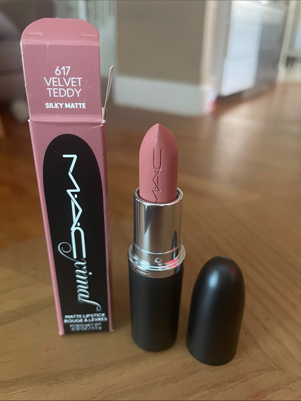 MAC Cosmetics Velvet Teddy 617 Silky Matte Lipstick - Pink Nude